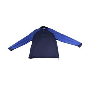 PING Sensorwarm Mens XL Quarter Zip Fleece Pullover Golf Top Navy Blue P03276